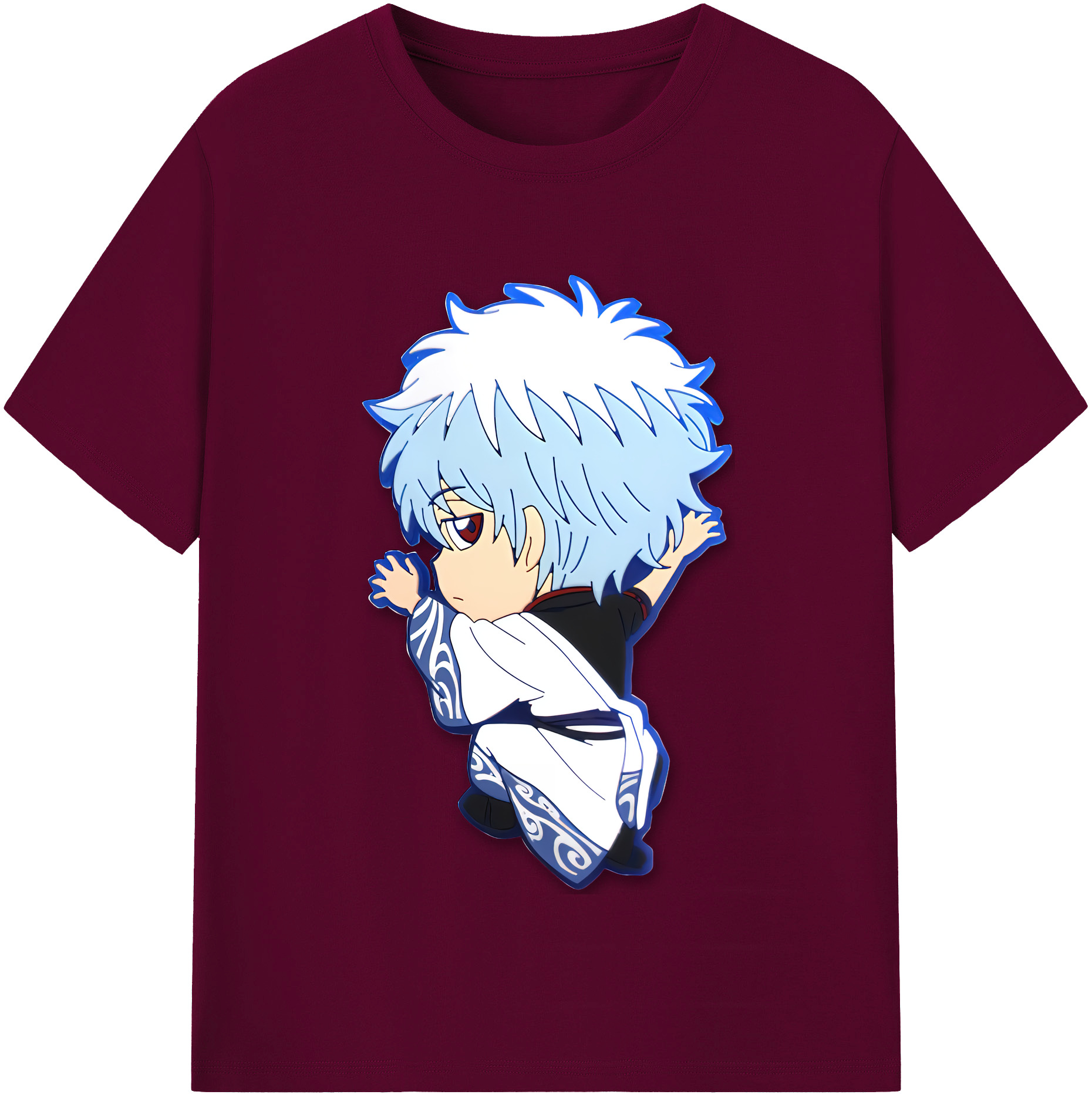 （画像用） ぎんたま 坂田銀時（さかたぎんとき） 神楽 志村新八（しむら しんぱち） GINTAMA Sakata Gintoki Kagura Shimura Shinpachi レディースカジュアルプリントTシャツ（綿100％）